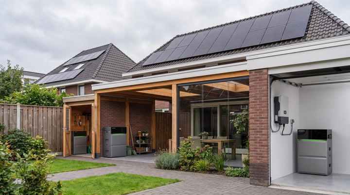 Thuisbatterij buiten plaatsen: wanneer kan het en welke plek is geschikt?