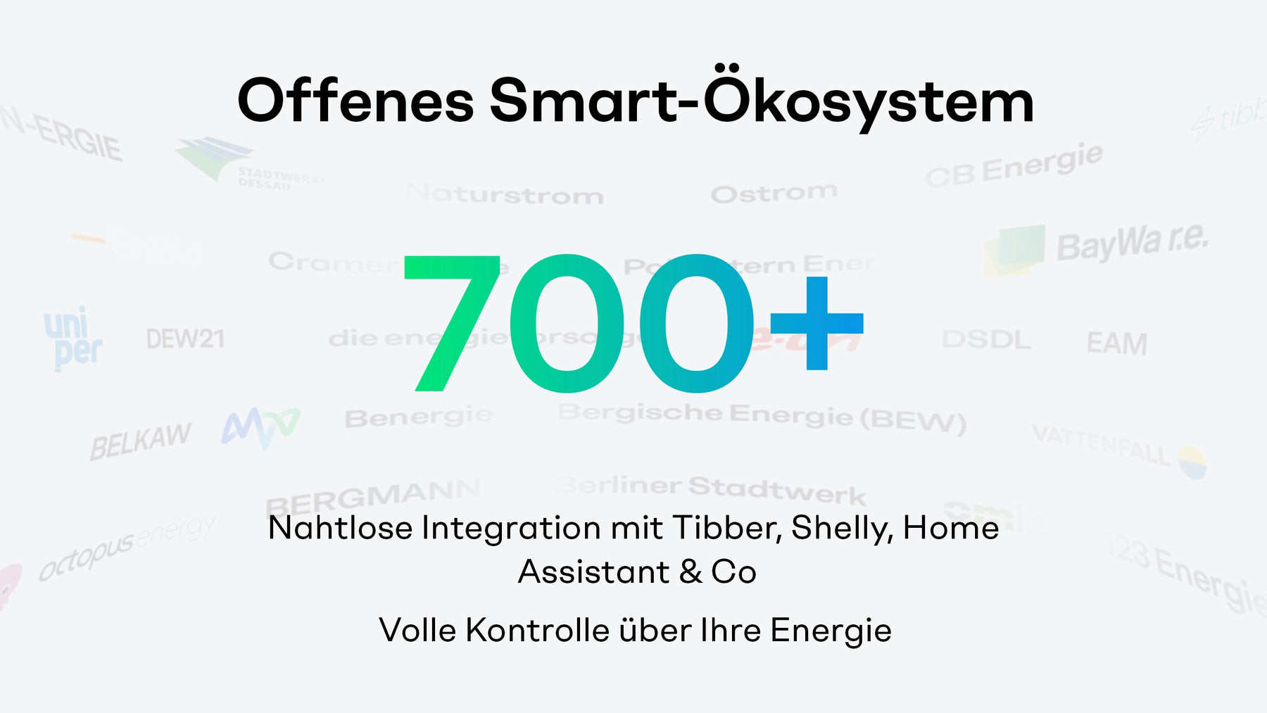 Open smart ecosysteem met 700 integraties