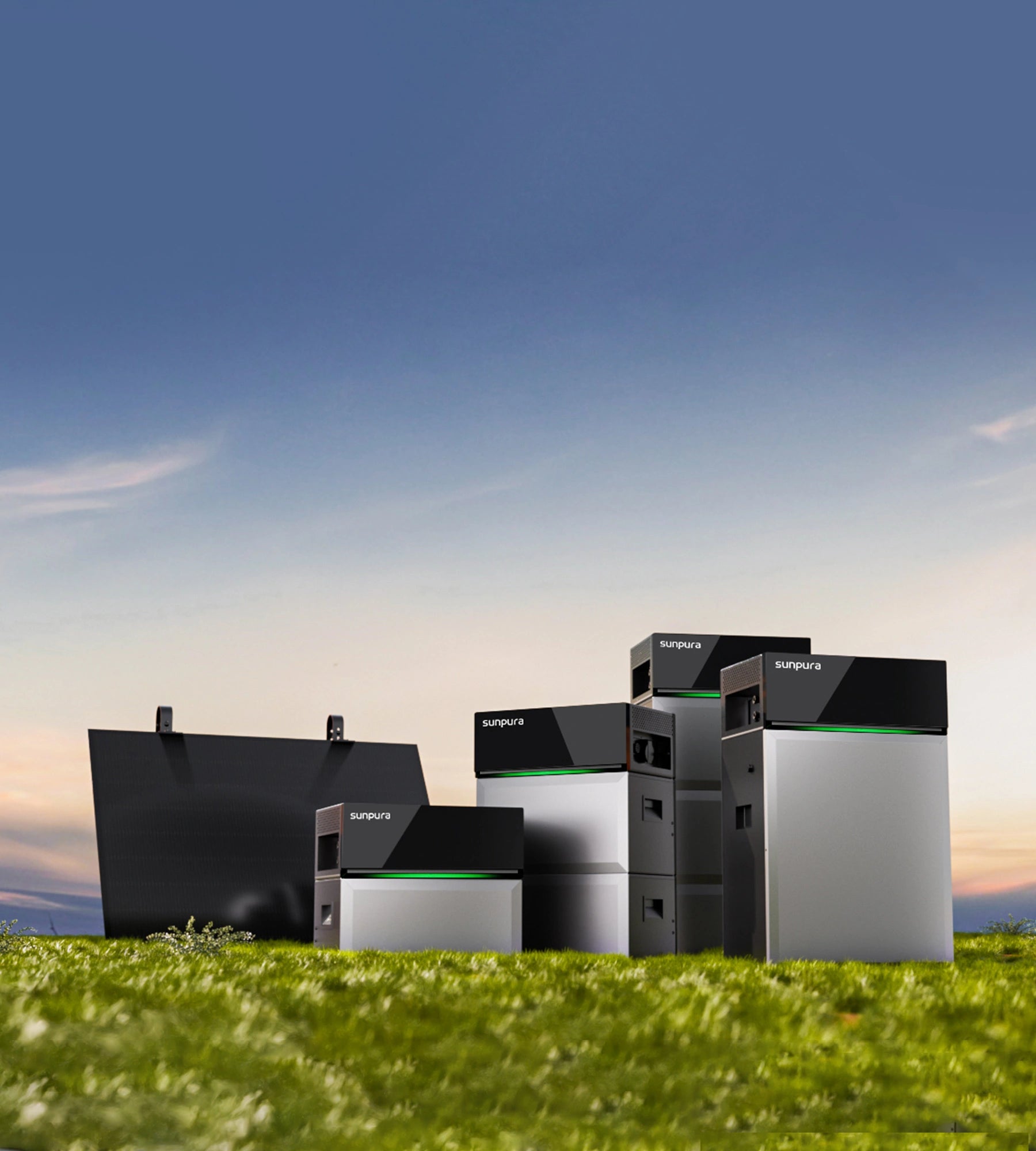 Sunpura S2400 und S2400 AC mit Solarmodulen