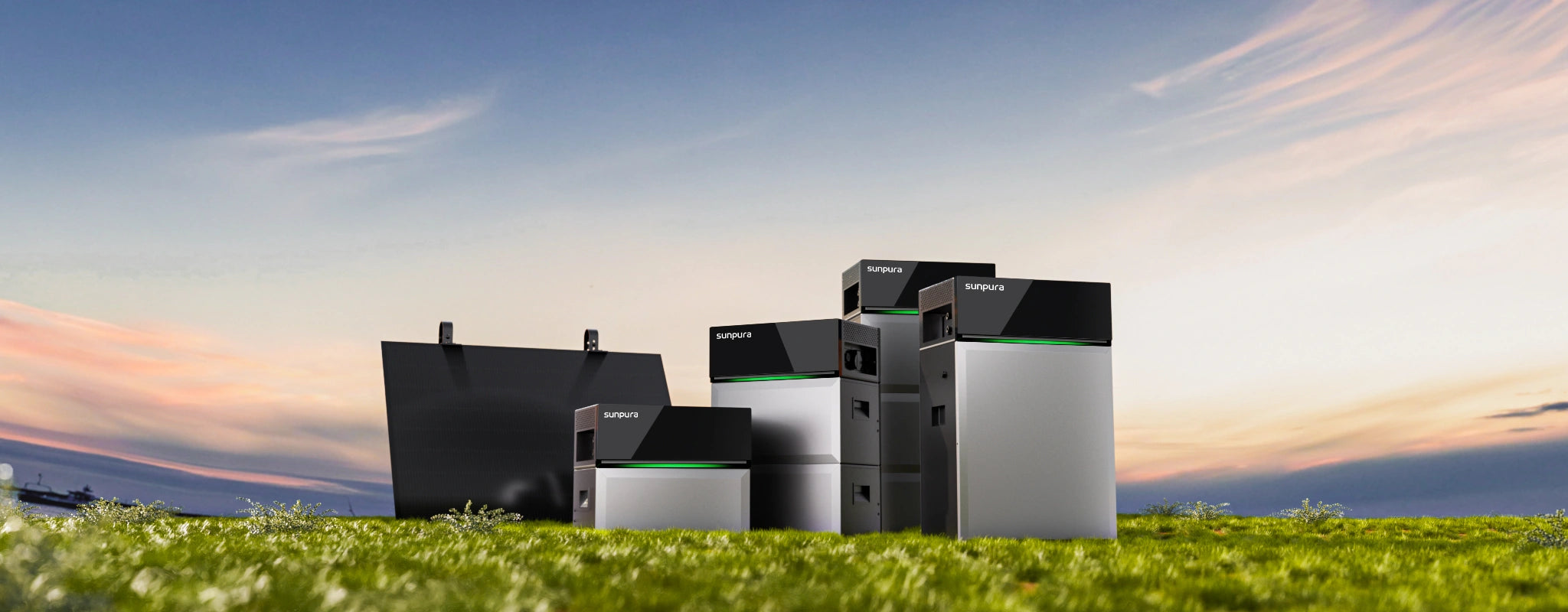 Sunpura S2400 en S2400 AC met zonnepanelen